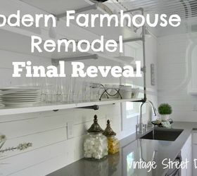 modern farmhouse kitchen final reveal, home decor, home improvement, kitchen design