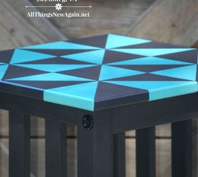 no math no measure geometric design table septfabflippincontest, painted furniture