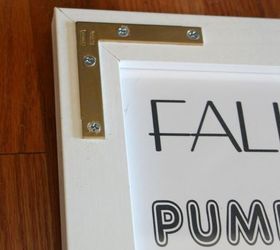 how to diy oversized fall word art, crafts, wall decor