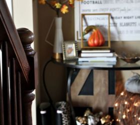 how to diy oversized fall word art, crafts, wall decor