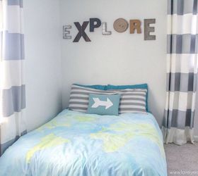 little boy explorer befroom for less than 250, bedroom ideas, wall decor