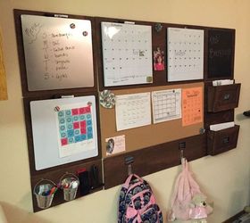 diy family command center, crafts, how to, organizing