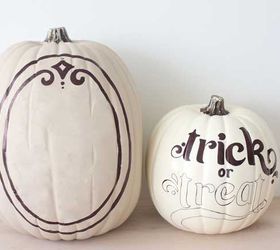 sharpie art pumpkins, crafts, halloween decorations, seasonal holiday decor