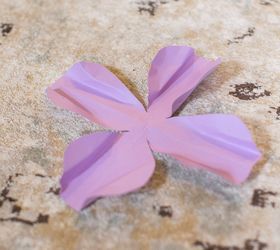diy large paper flowers wall decor and above bed, crafts, how to, wall decor