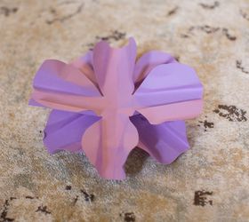 diy large paper flowers wall decor and above bed, crafts, how to, wall decor