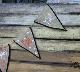 an ombre pallet project for your fall porch, pallet, repurposing upcycling, seasonal holiday decor