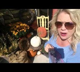 an ombre pallet project for your fall porch, pallet, repurposing upcycling, seasonal holiday decor