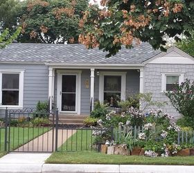 from plain box to cherished home, curb appeal, gardening