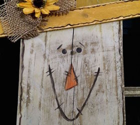 fence picket scarecrow, crafts, repurposing upcycling, seasonal holiday decor