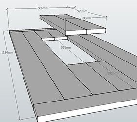 outdoor table with ice cooler box, diy, how to, outdoor furniture, rustic furniture, woodworking projects