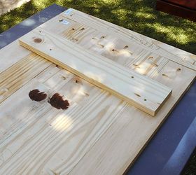 outdoor table with ice cooler box, diy, how to, outdoor furniture, rustic furniture, woodworking projects