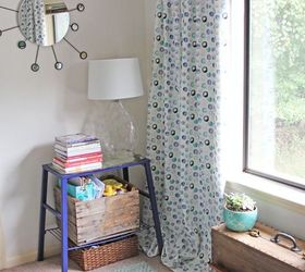 my newly minted curtains, home decor, living room ideas, reupholster, window treatments