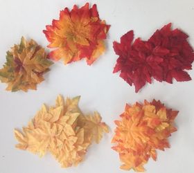 layered fall leaves placemat, crafts, home decor, seasonal holiday decor, thanksgiving decorations
