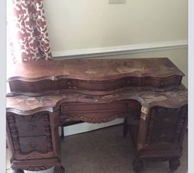 old vanity makeover, painted furniture