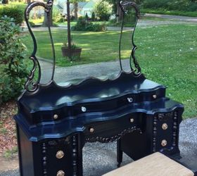 old vanity makeover, painted furniture