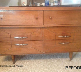 mid century modern dresser, painted furniture, Please save me