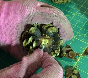 how to prepare pine cones for wreaths, crafts, how to, seasonal holiday decor, wreaths