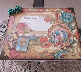 upcycle a cigar box into a keepsake, craft rooms, decoupage, repurposing upcycling