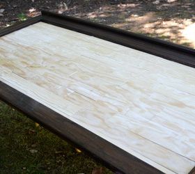 diy thrift store plank bed, bedroom ideas, diy, how to, pallet, woodworking projects