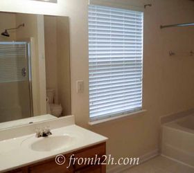 how to beautify a boring builder grade bathroom, bathroom ideas, home decor, how to, painting