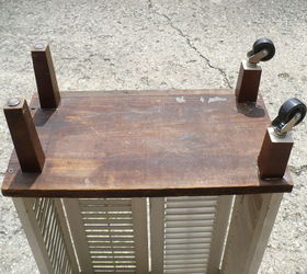 upcycled utility cart, painted furniture, repurposing upcycling