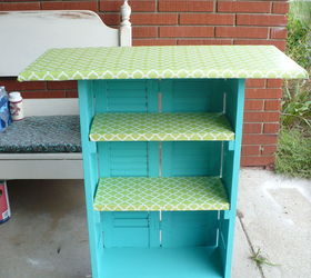 upcycled utility cart, painted furniture, repurposing upcycling