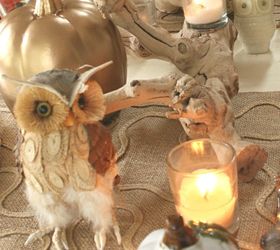 easy to transform gold pumpkins, crafts, fireplaces mantels, halloween decorations, seasonal holiday decor