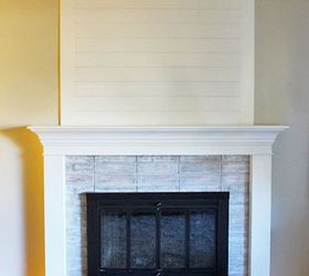 diy fireplace makeover in one weekend under 100, diy, fireplaces mantels, painting, wall decor