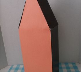 diy haunted house from a shoe box, crafts, halloween decorations, repurposing upcycling