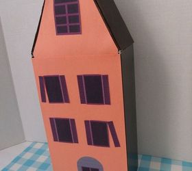 diy haunted house from a shoe box, crafts, halloween decorations, repurposing upcycling