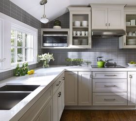 historic guest cottage is renewed as grandmother s home, home improvement, kitchen backsplash, kitchen cabinets, kitchen design