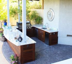 outdoor kitchen reveal, kitchen design, outdoor living