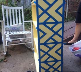 ugly brown bookshelf gets a makeover, painted furniture