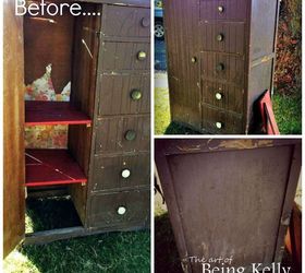 chifferobe redo, painted furniture, repurposing upcycling