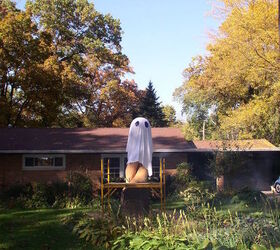 the oak stump, diy, gardening, halloween decorations, landscape, seasonal holiday decor