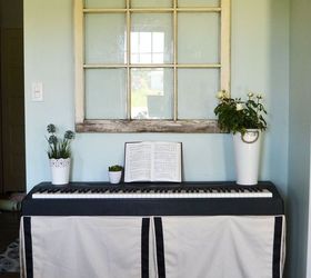 diy keyboard stand skirt, crafts, home decor, reupholster
