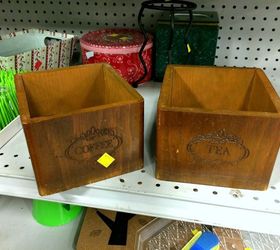 from thrift to gift coffee tea gift boxes, crafts
