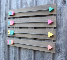 create your own arrow wall decor, crafts, home decor, wall decor