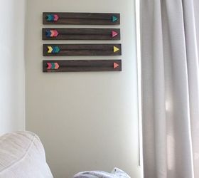 create your own arrow wall decor, crafts, home decor, wall decor