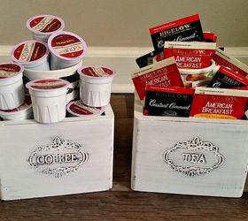 from thrift to gift coffee tea gift boxes, crafts