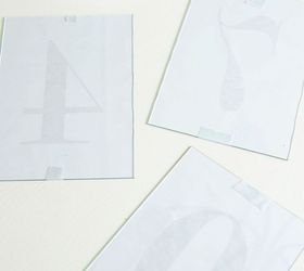 picture frame house numbers, crafts, home decor