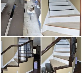 project of the day stair remodel part 2, flooring, hardwood floors, home improvement, stairs