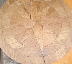diy compass table made from wooden floor panels fabflippincontest, how to, painted furniture, repurposing upcycling, woodworking projects