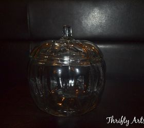 diy gold glitter mercury glass pumpkin, crafts, halloween decorations, home decor, how to