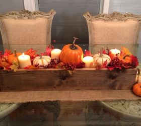 diy fall centerpiece box, crafts, diy, how to, seasonal holiday decor, woodworking projects