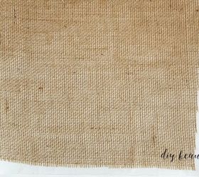 easy burlap pillow using your printer, crafts