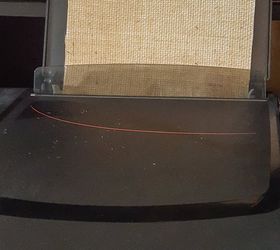 easy burlap pillow using your printer, crafts