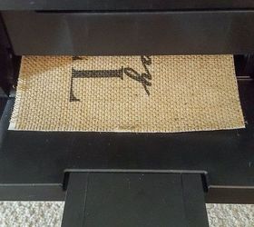 easy burlap pillow using your printer, crafts