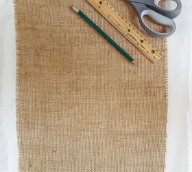 easy burlap pillow using your printer, crafts