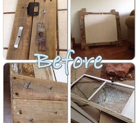 wind blew my screen door off the hinges then what, crafts, repurposing upcycling, wall decor